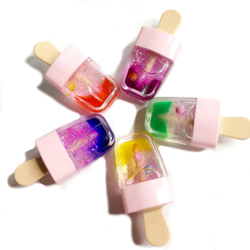 1 шт. пустой стеклянный контейнер милая бутылка для мороженого в форме девочки 6