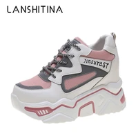 2020 new platform women sneakers autumn stylish thick sole casual shoes 9 5cm breathable mesh walking shoes woman zapatos mujer