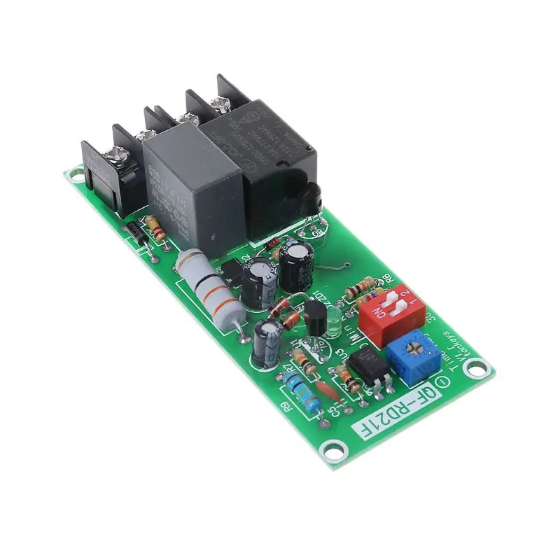 AC100V-220V регулируемый таймер Управление триггерный релейный модуль задержка