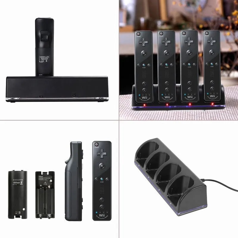 USB 2/4 порт зарядка пульт дистанционного управления зарядная док-станция