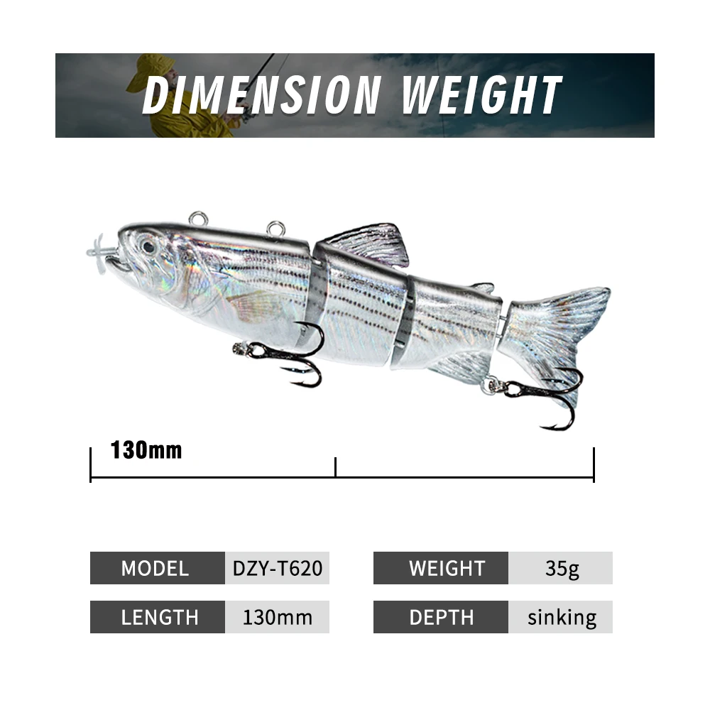 Роботизированные плавающие приманки ODS рыболовная Автоматическая электрическая