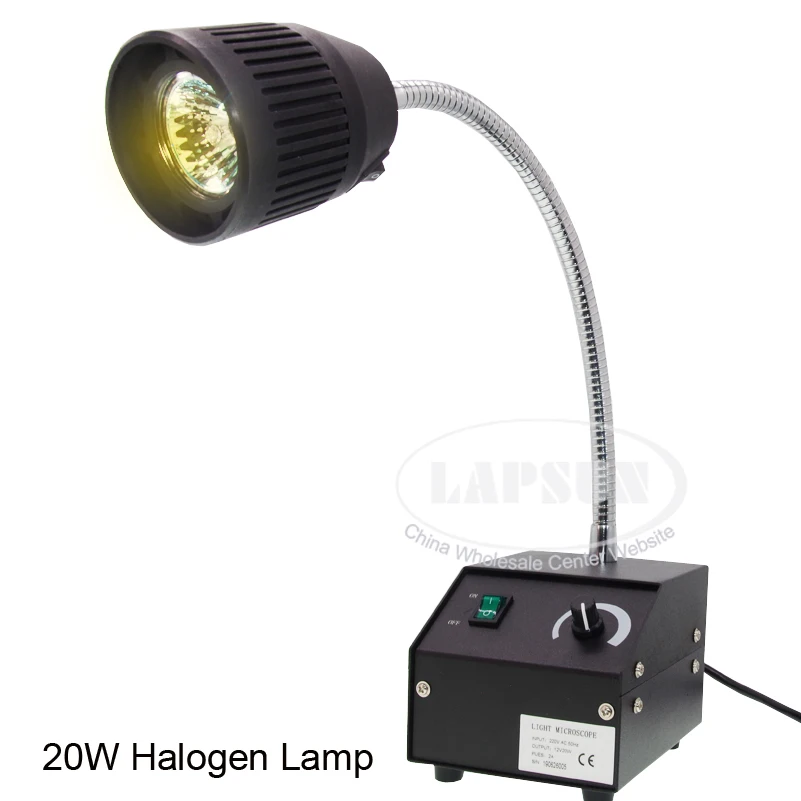 Регулируемый галогенный светильник переменного тока 20 Вт 220 В лампа гусиная шея