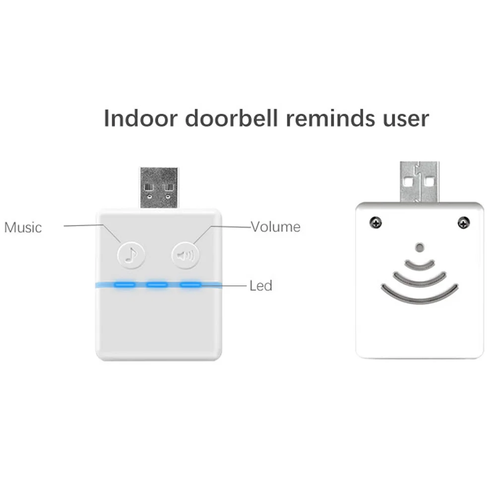 Беспроводной ip видео дверной звонок видеодомофон WIFI Звонок камера ночного
