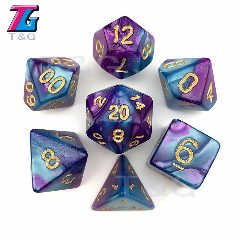 Темно красные и черные игральные кости DND Die игрушки для взрослых детей