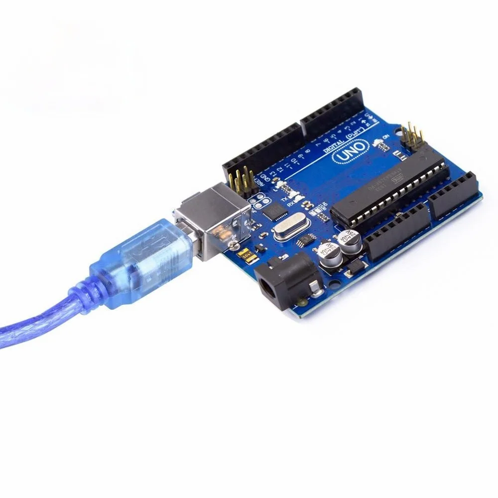 

High Quality One Set UNO R3 Official Box ATMEGA16U2+MEGA328P Chip for Arduino UNO R3 Development Board + USB CABLE