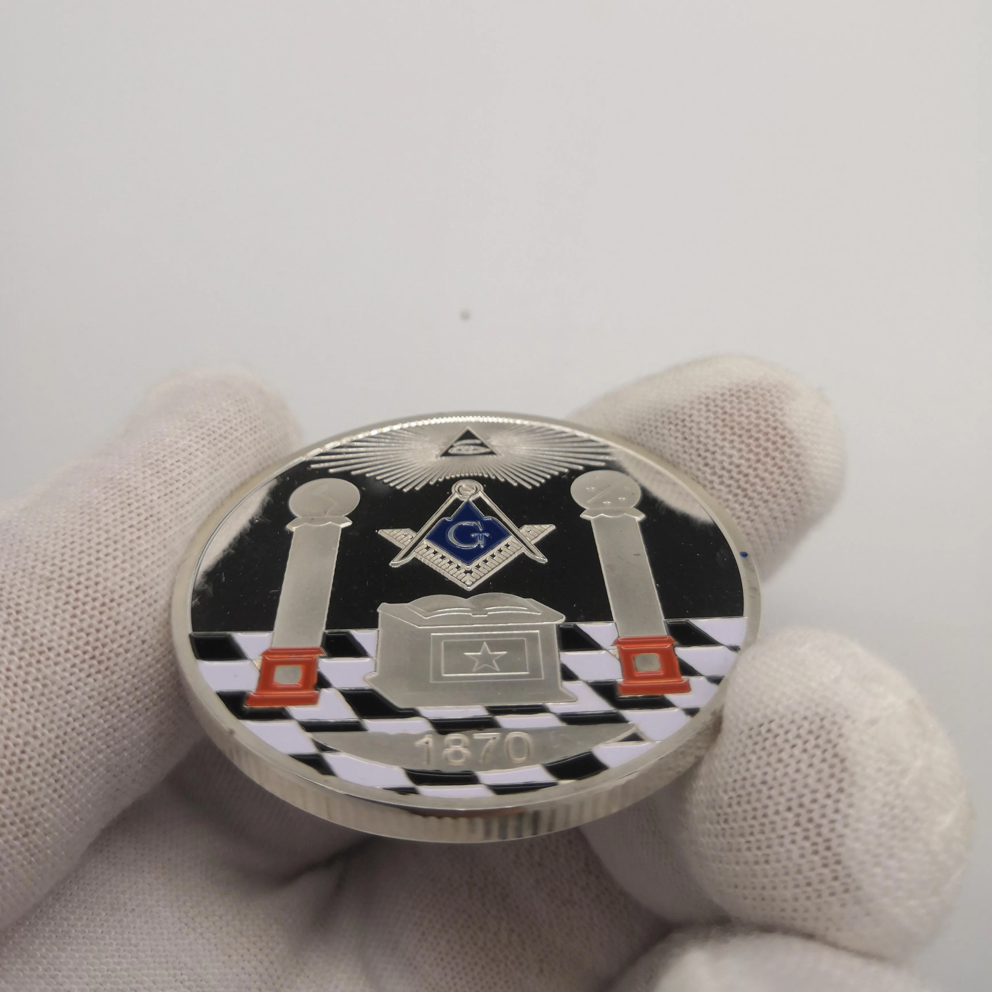 Мировая масонская Серебряная монета братья культурная вера Памятная Коллекция