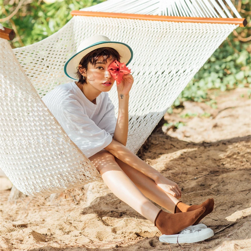 Носки женские повседневные дышащие хлопковые однотонные 1 пара 2019|Носки| |