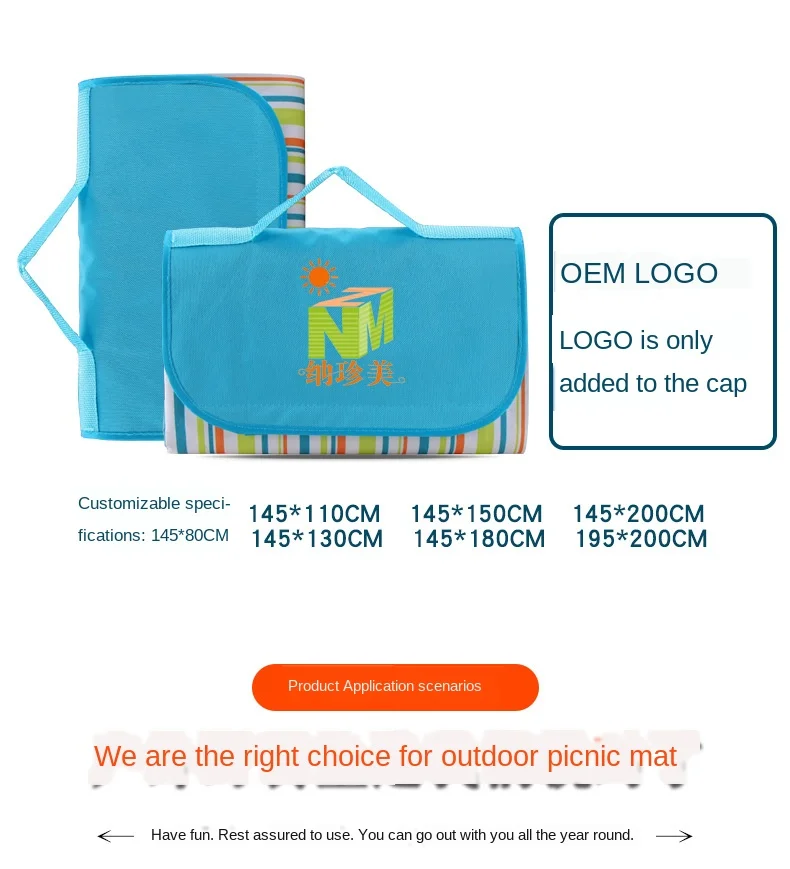 Влагостойкий коврик для пикника улицы кемпинга пляжный палатки