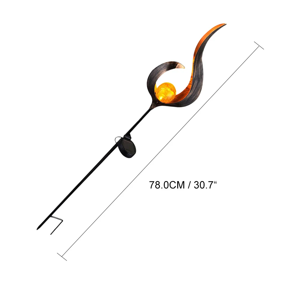 Светодиодный светильник на солнечной батарее водонепроницаемый IP55 ретро