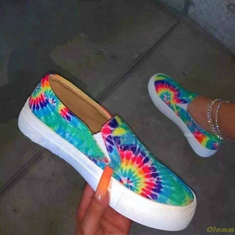 

Hot Sale 2020 Women's Shoes Summer Flat Bottom Multicolor Fashion Round Head Handmade Casual Plus Size 43