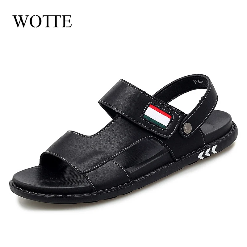 Мужские Пляжные Шлепанцы из микрофибры на ремешке|Сандалии| |