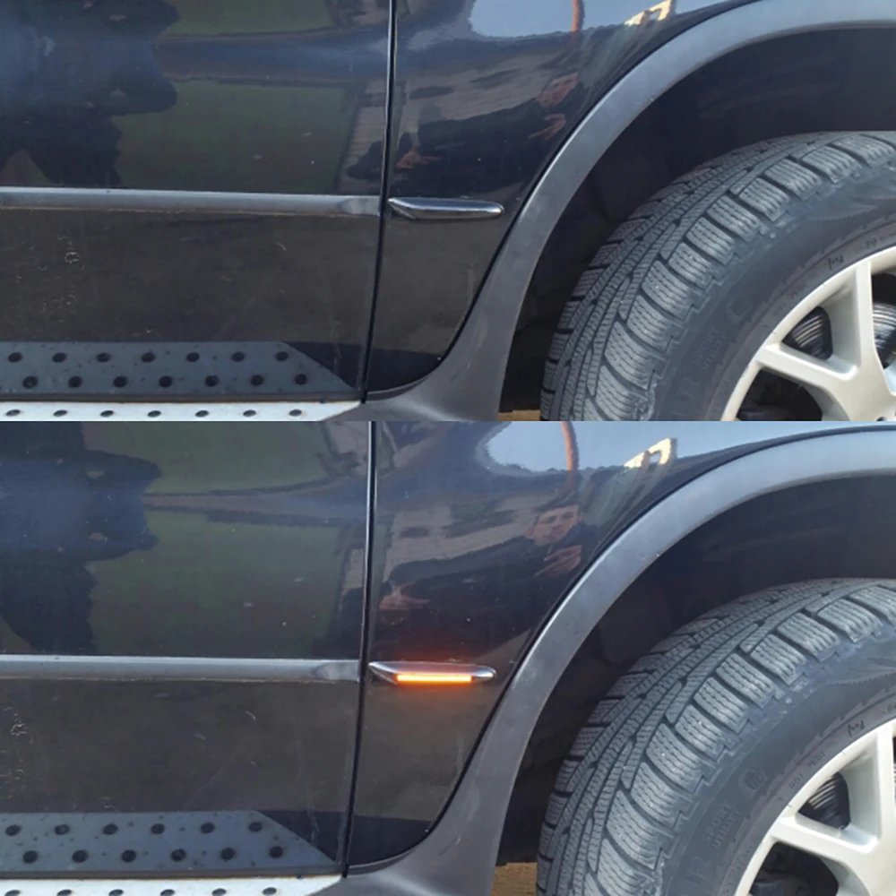 Светодиодный ные автомобильные поворотники 12 В боковые габаритные огни мигающие