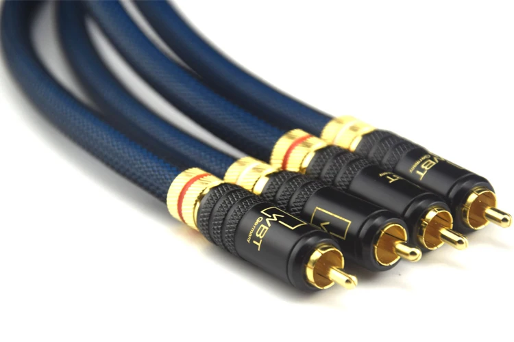 1 пара Rca кабель G5 Топ Класс с серебряным покрытием RCA Папа папа|Компьютерные