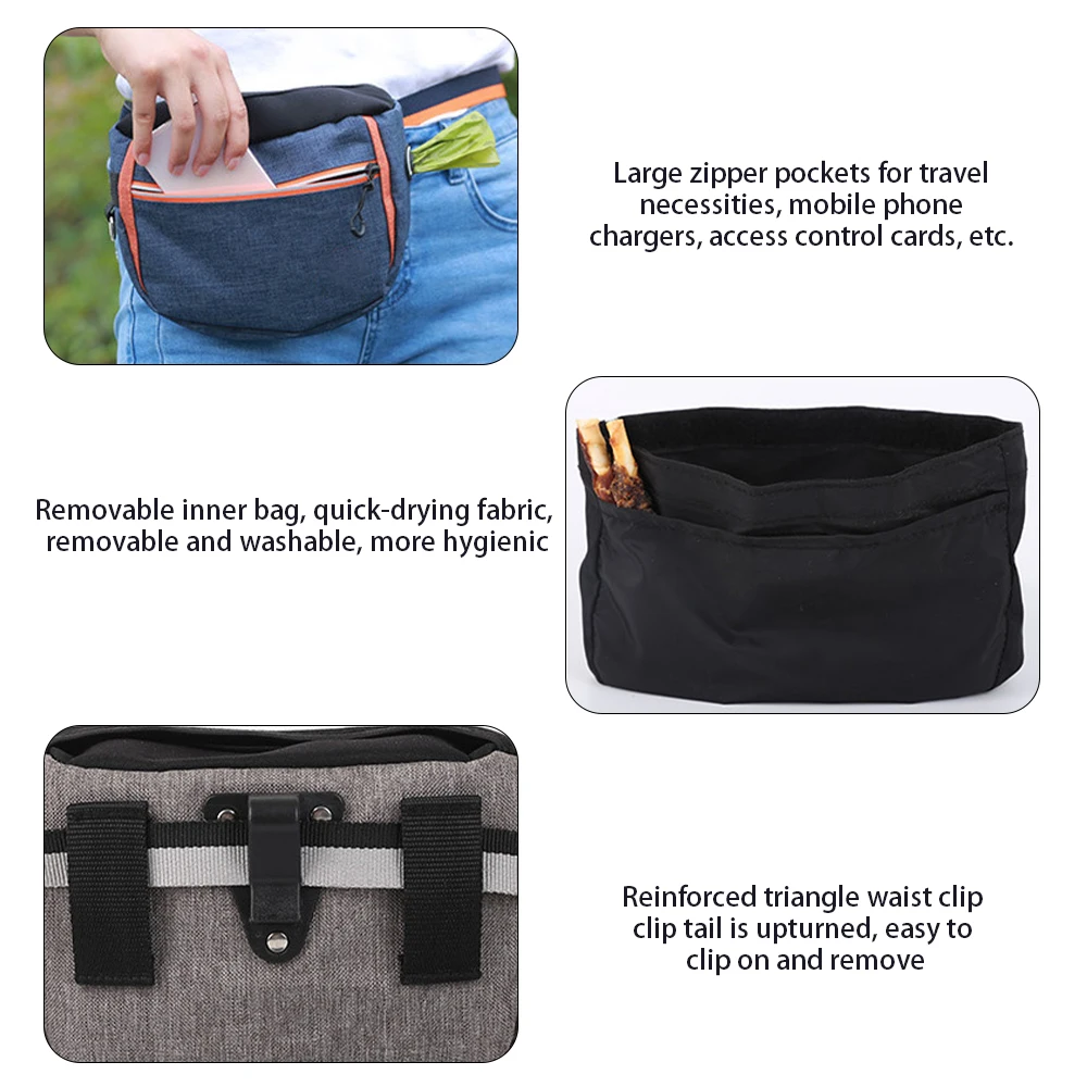 

Benepaw-Bolsa De Bolsa Para Popo Resistente Al Agua Para Perros, Dispensador De Entrenamiento De Mascotas Con Gran Capacidad