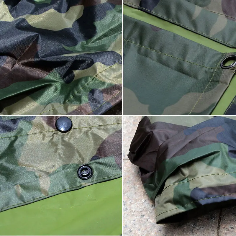 MENFLY ПВХ камуфляжное пончо для леса плащ в джунглях дождевик с защитой от дождя