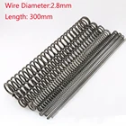 1 шт. диаметр провода 2,8 мм внешний диаметр 15 мм-36 мм Пружина сжатия давления