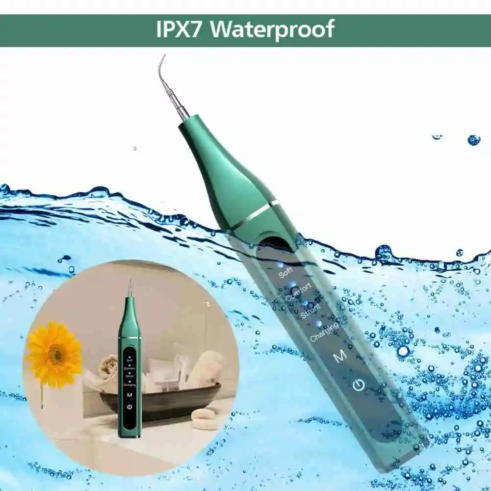 

Portable Household Dental Calculus Remover Electric Tartar Remover Tartar Whitening USB Rechargeable Tooth Cleaner