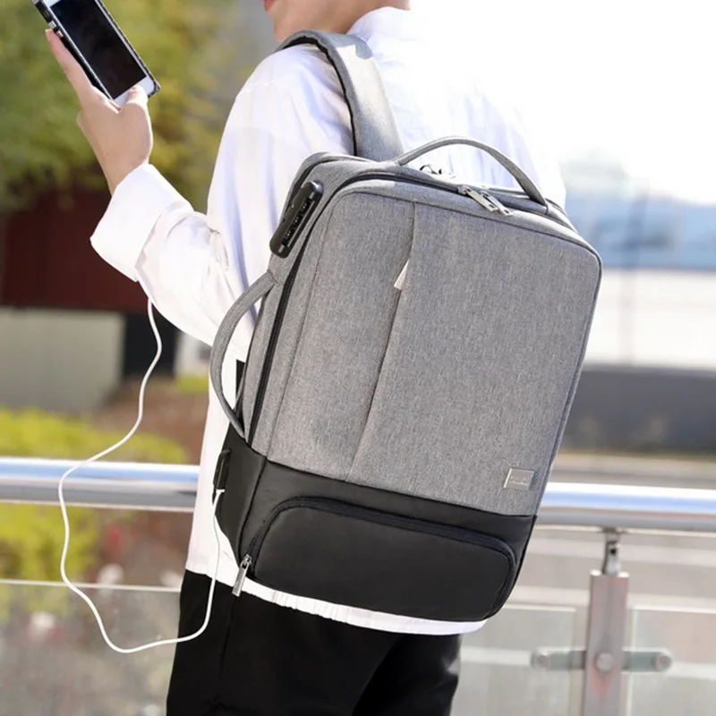 Adisputent мужской рюкзак многофункциональный Противоугонный водонепроницаемый с