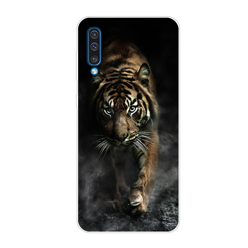 Black Green Чехол для samsung Galaxy A50,, модный Мягкий силиконовый чехол для samsung A30 30 A 50 A505, чехлы для телефонов - Color: Black Green