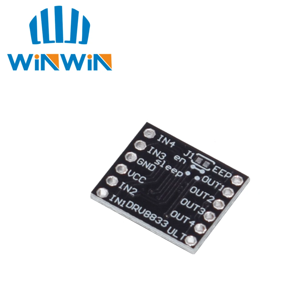 2 канальная плата модуля драйвера двигателя постоянного тока I22 DRV8833 1 5 А 3 в 10 в|dc