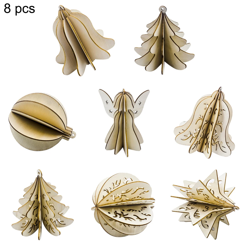 

Креативная искусственная Снежинка, Рождественская елка, олень, Троян, натуральное дерево, сделай сам, Рождественская елка, подвесные украше...