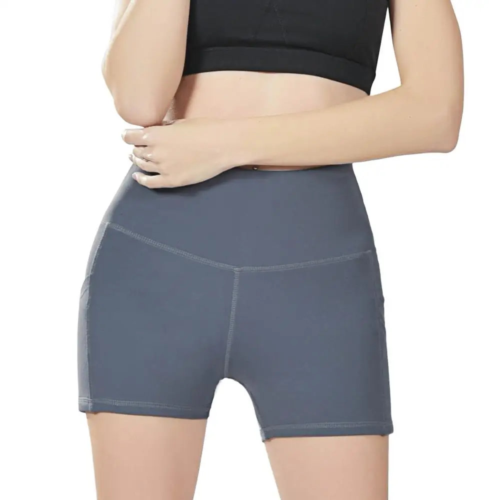 Dragon Fit эластичные шорты для йоги женские спортивные с высокой талией карманные