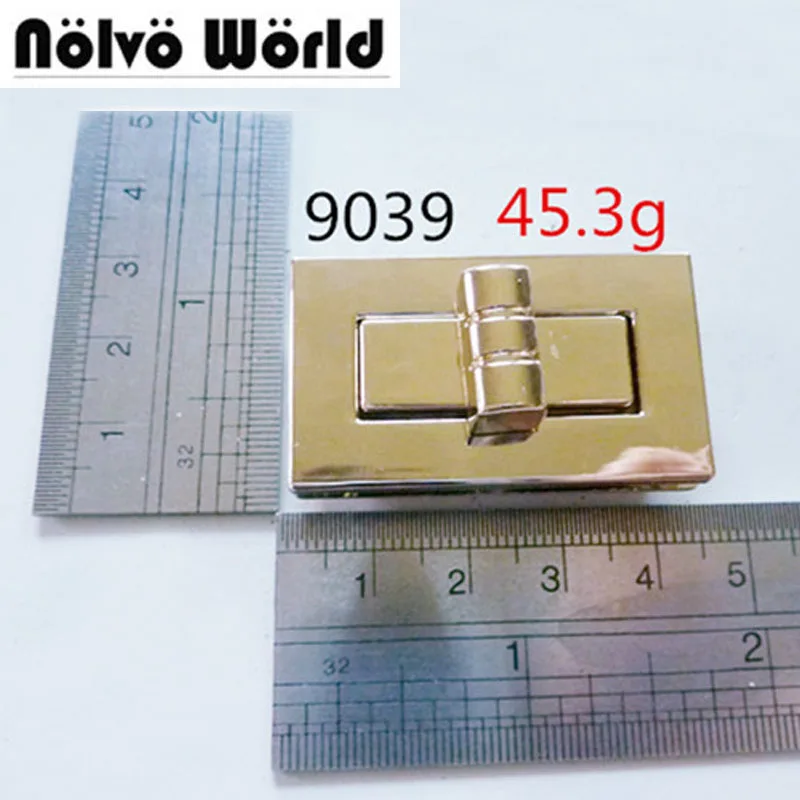 5 шт. видов цветов замок в квадрате сплав Поворотный металлический DIY сумка Пряжка