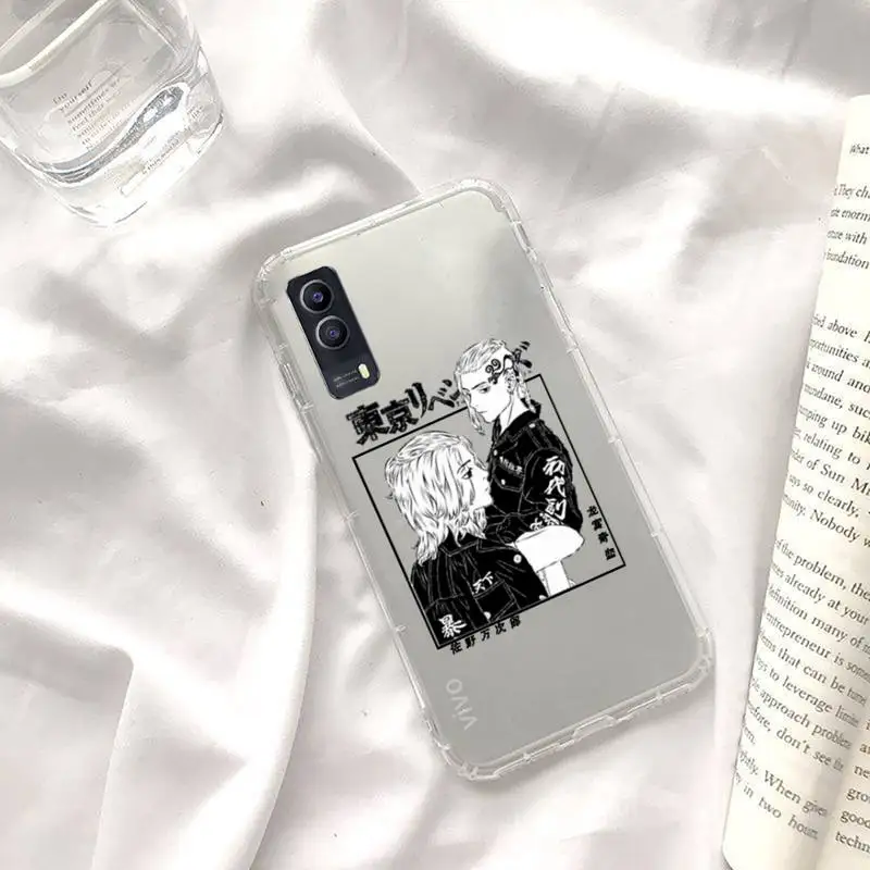 

Tokyo Avengers revengers anime Phone Case Transparent for vivo x y s 7 9 1 7 5 6 50 53 66 55 69 67 e plus pro