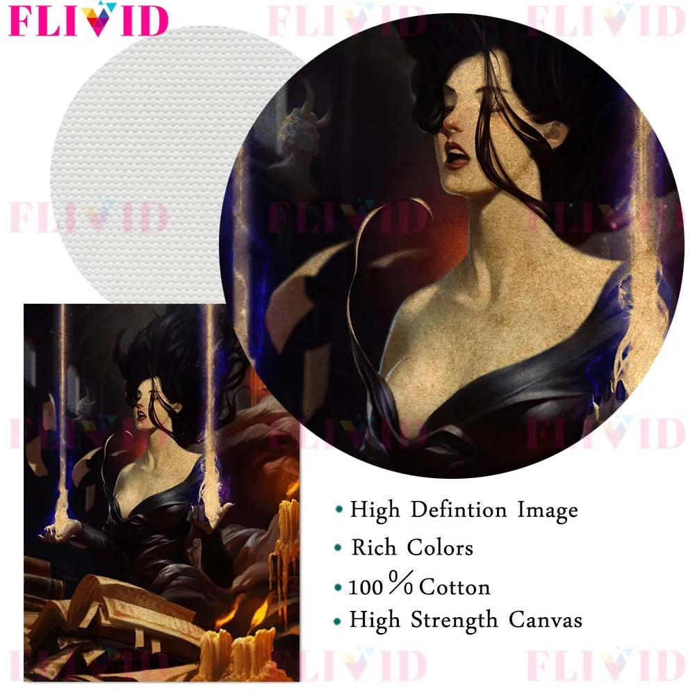 Настенная картина мантис монстр сестры и оракул раскрытие холст живопись демон