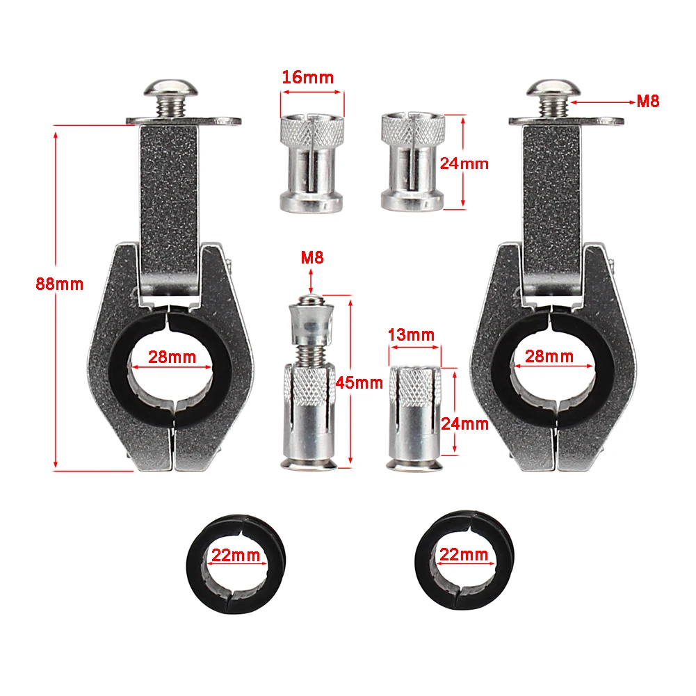 Универсальные защитные накладки на руль мотоцикла для YAMAHA KTM HONDA EXC KLX YZF CRF |