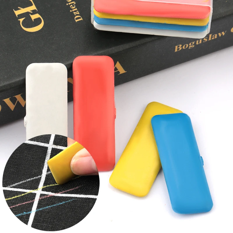 QIAO 4PCS/set Colorful  Erasable Fabric Chalk Tailor's Chalk For DIY Clothing Making Sewing Tools Needlework Accessories