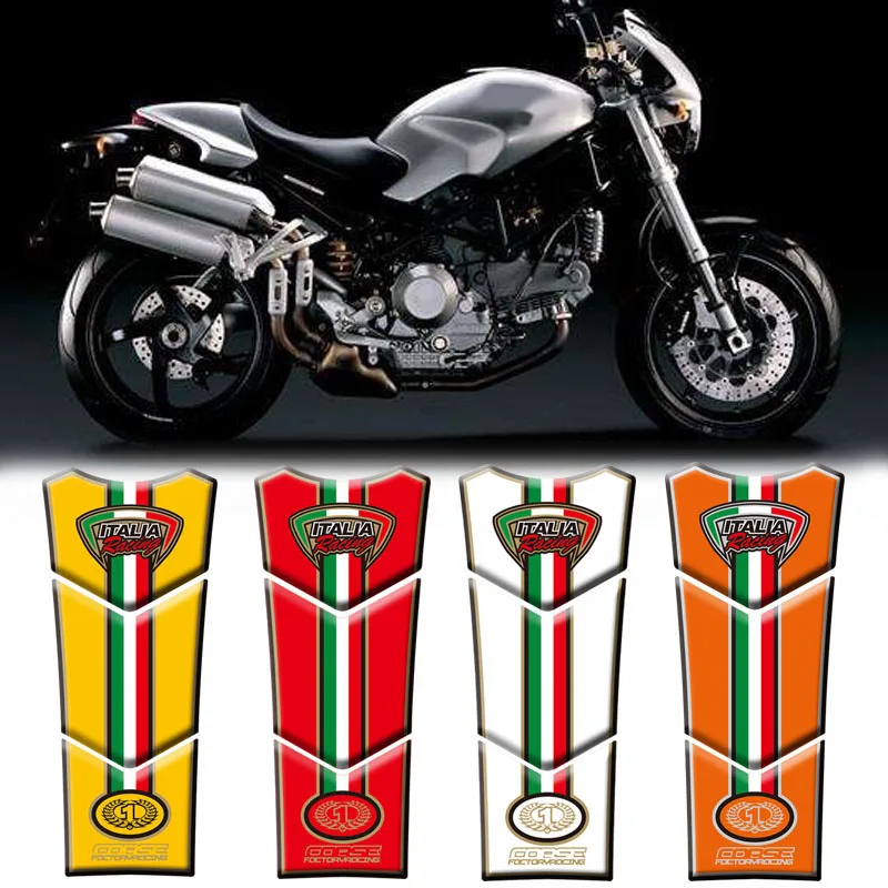Мотоцикл 3D топливный бак Pad защитные наклейки для Ducati Monster 600 1000 1993-2008 | Автомобили