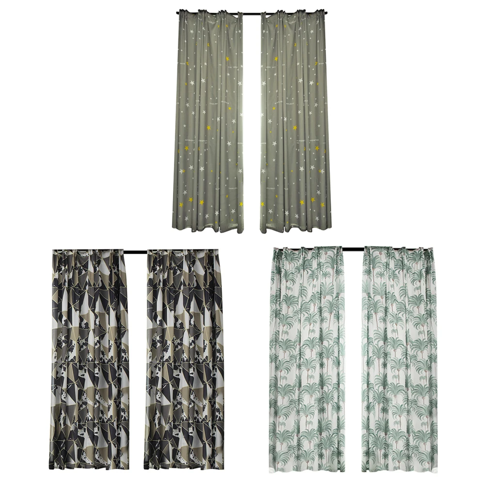 

Оконные затемняющие шторы s, занавески, занавески для ванной комнаты, гостиной, готовые шторы, шторы, декор для ванной комнаты