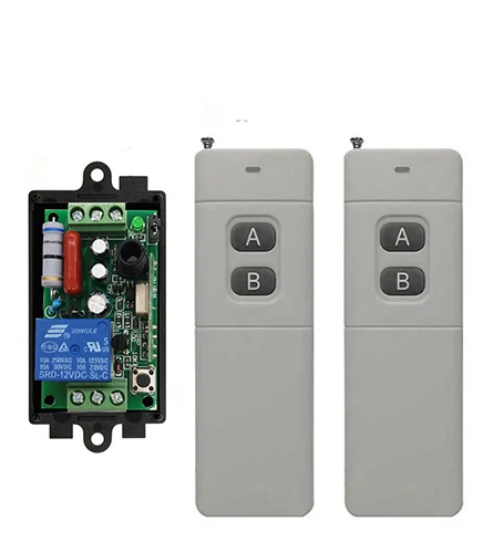 

3000 м дальнего действия, 220 В переменного тока, 1 канал, 1 канал, 10 А, беспроводной передатчик переключатель системы дистанционного управления + приемник, лампа/окно/гаражные ворота