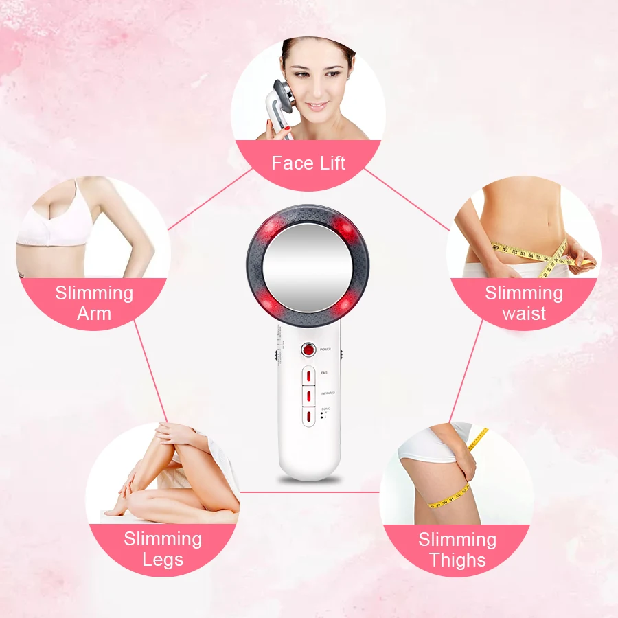 Ультразвуковая EMS машина для похудения лица антицеллюлитное средство удаления