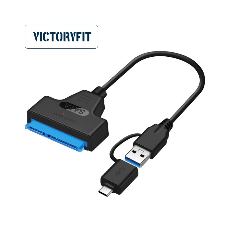 2 5 дюймовый HDD SSD USB 3 0 адаптер SATA Кабель с разъемом типа C внешний жесткий диск