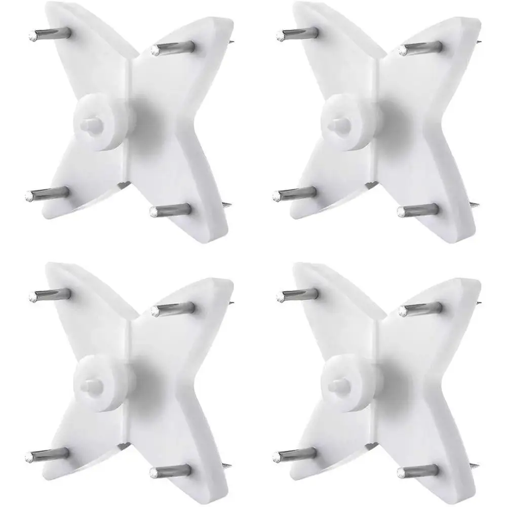 10pcs White Painting Photo Invisibl Nail Plastic Hanging Hanger Home Decor Wall Hooks Mount Picture Frame Seamless Nails Hook - купить по