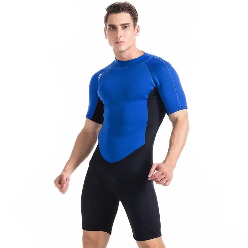 

Sbart New 2mm Upf50 Neoprene Short Sleeve Wetsuit Men Women Warm Anti-jellyfish Snorkeling Scuba Diving Suit Triathlon Wetsuit