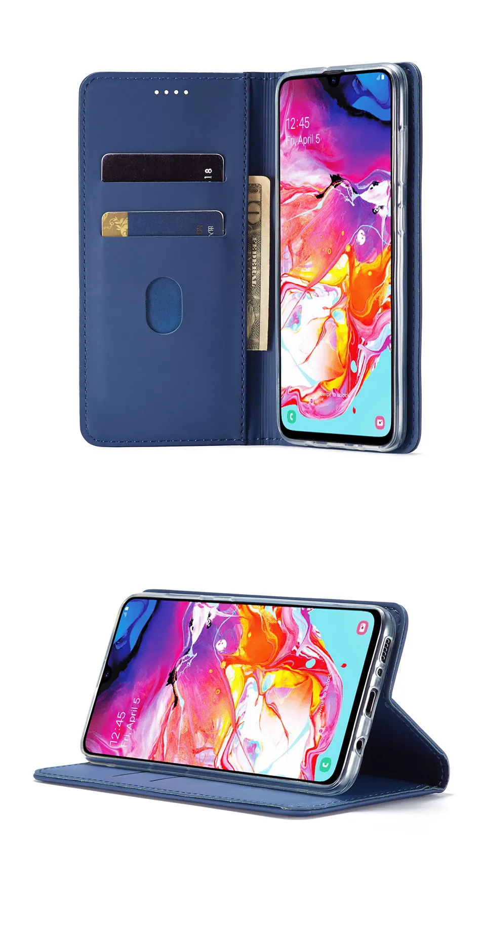 Чехол A50 для samsung A50 чехол флип-чехол для телефона Магнитный на samsung Galaxy A50 Чехол кожаный винтажный КОШЕЛЕК КРЫШКА Hoesje A50