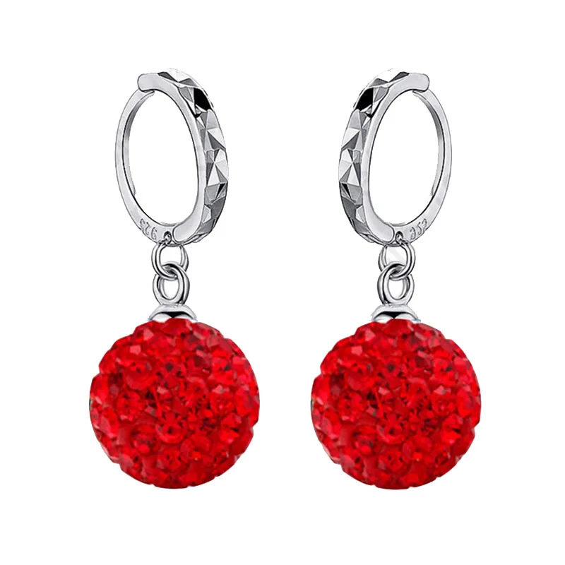 

Женские Австрийские Кристальные серьги Nice, брендовые дизайнерские популярные модные ювелирные изделия из стерлингового серебра 925 пробы, а...