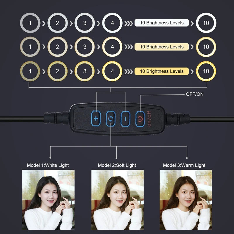 Штатив для кольсветильник льника держатель освесветильник Youtube Facebook видеосъемки