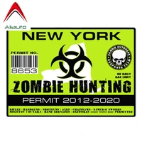 aliauto car sticker new york zombie outbreak response team reflective pvc decal for nissan suzuki peugeot skoda volvo10cm7cm
