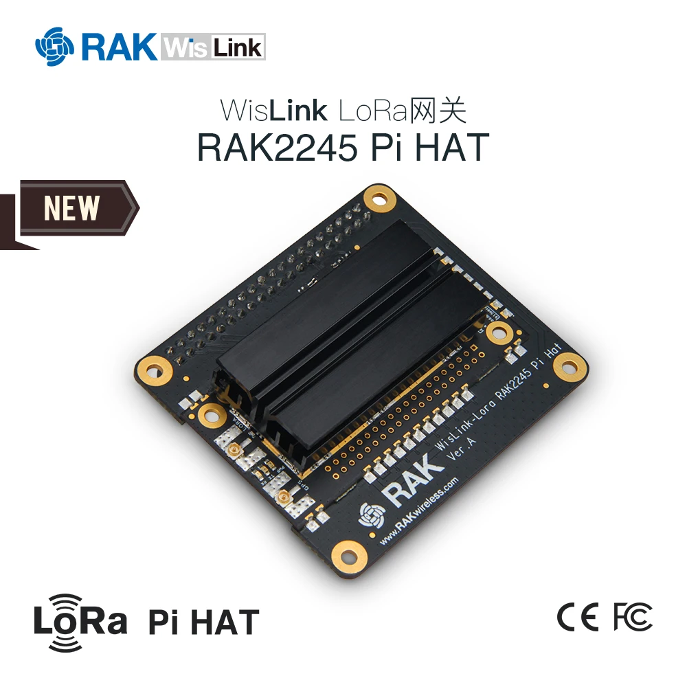 

Шлюз концентратора LoRaWAN RAK2245 Pi HAT, объединяет SX1301, GPS, обновленную версию RAK831
