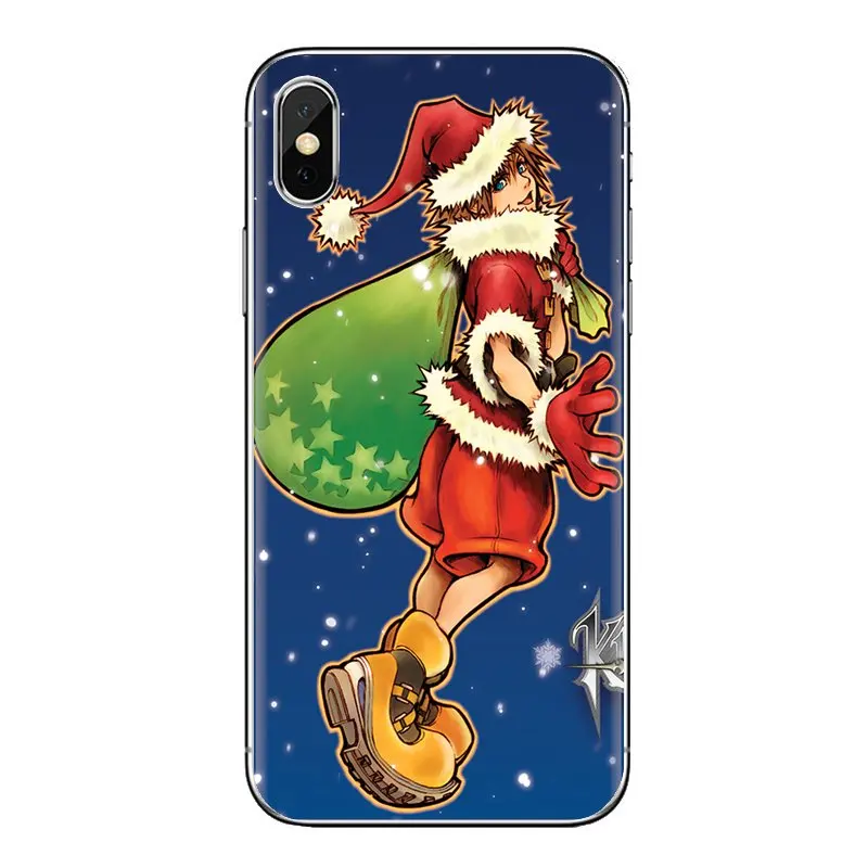 Аниме Kingdom Hearts витражное Стекло мешок TPU чехол для Xiaomi Mi3 samsung A10 A30 A40 A50 A60 A70 Galaxy S2 Note