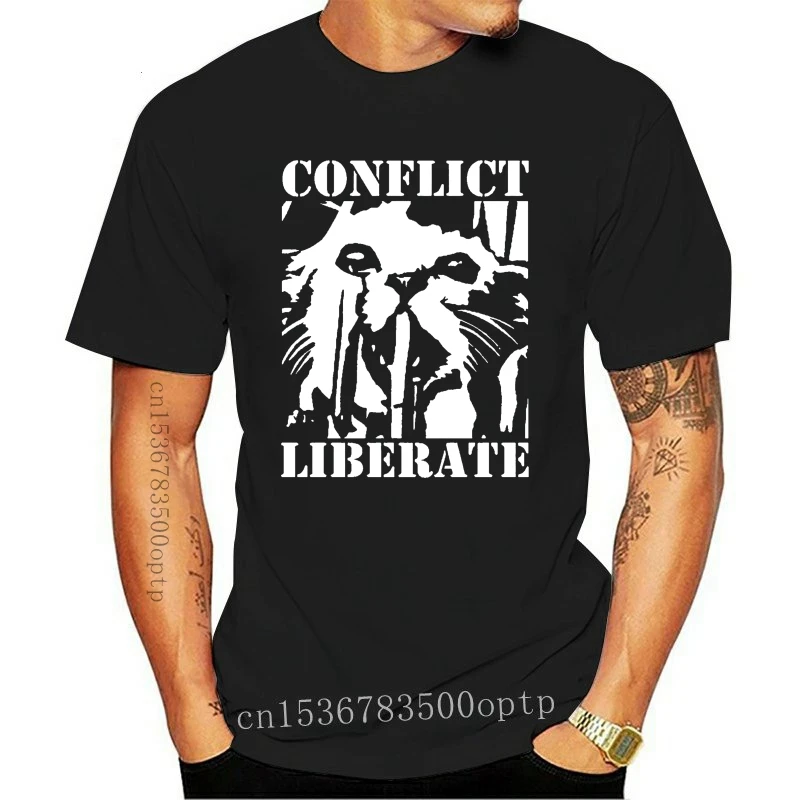 Футболка с альбомом Конфликт к нации животных для влюбленных 1983 | Женская одежда