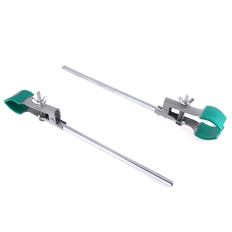 25cm Rod Three Prong Extension Clamp Flask Clamp Lab Clamp Zinc Alloy