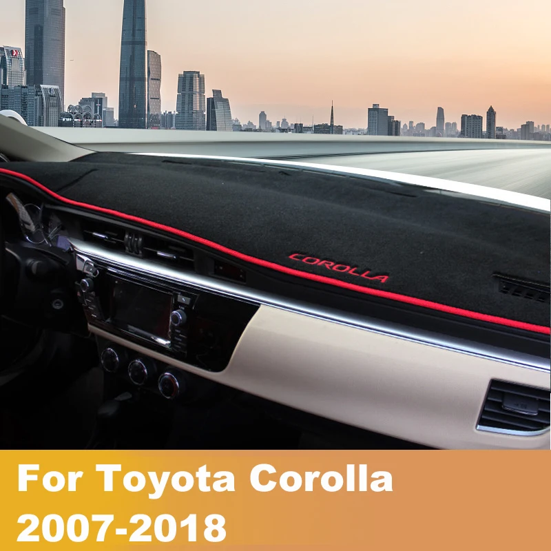 Коврик для защиты приборной панели от светильник Накладка коврики LHD Toyota Corolla E150
