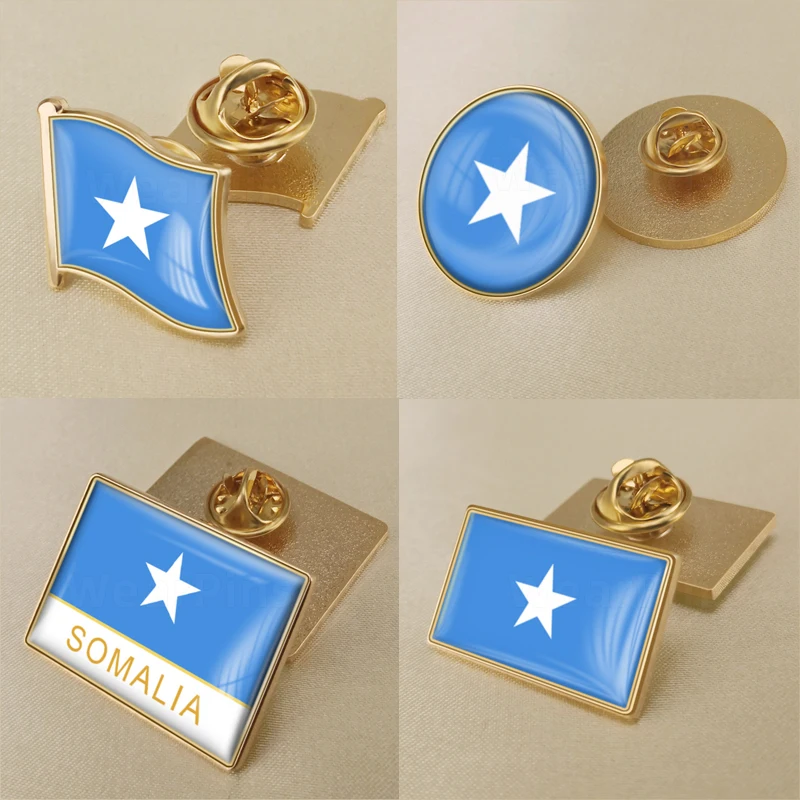Герб Сомали карта национальный флаг эмблема брошь значки нагрудные знаки |