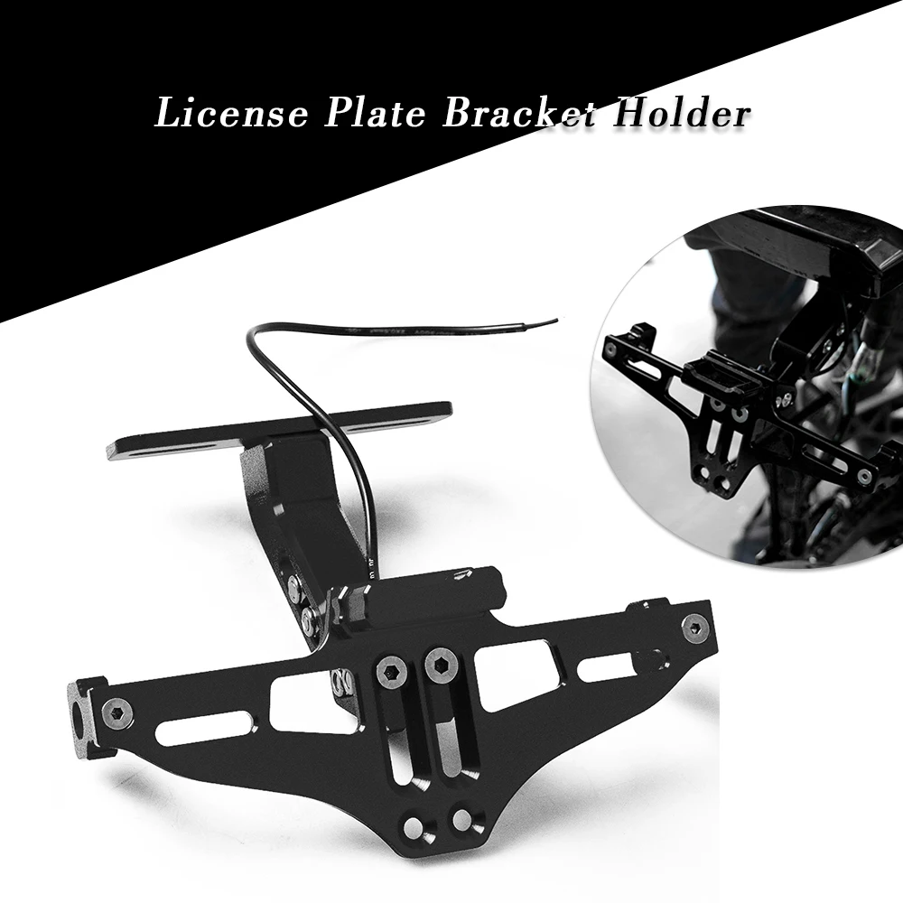 

Motorcycle License Plate Bracket Holder For Kawasaki VERSYS 650cc ZG1000CONCOURS ZRX 1100 1200 ZX11 ZX7R ZX7RR ZX9 ZZR1200 ER5