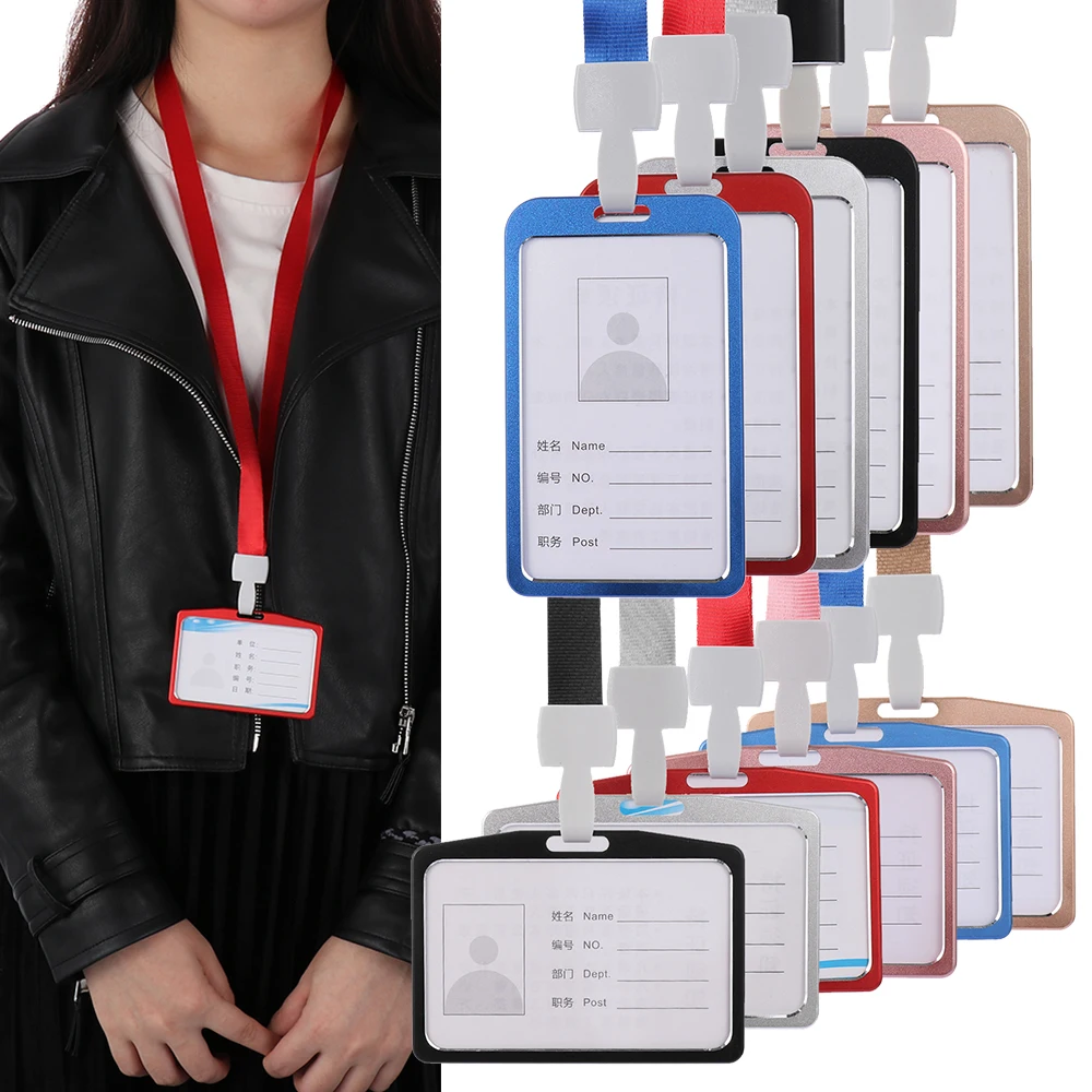1 шт. модный подвесной Чехол для карт с веревочкой ID держатель пропусков